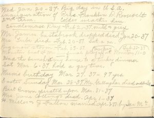 Jennie Pike’s Date Diary (1932-1940) - Page 12
