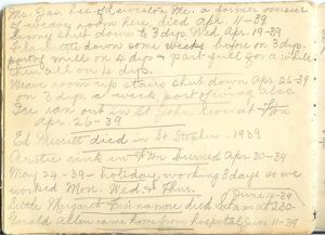 Jennie Pike’s Date Diary (1932-1940) - Page 22