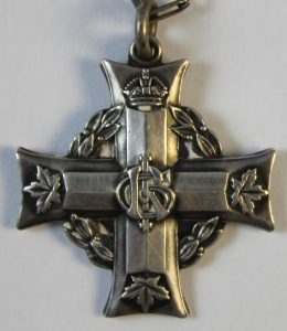 The Memorial Cross given to James Stickels' mother after he was killed in action on October 9, 1916.
