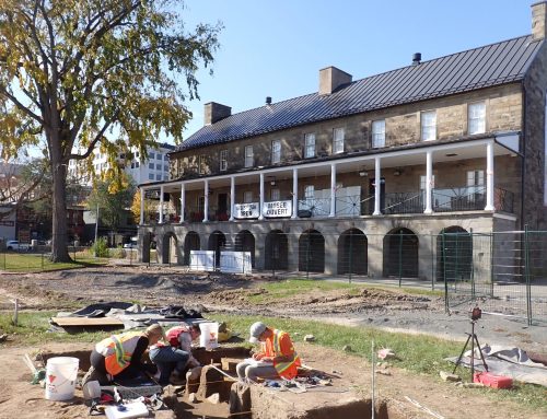 Archaeology  of Officers’ Square March 16