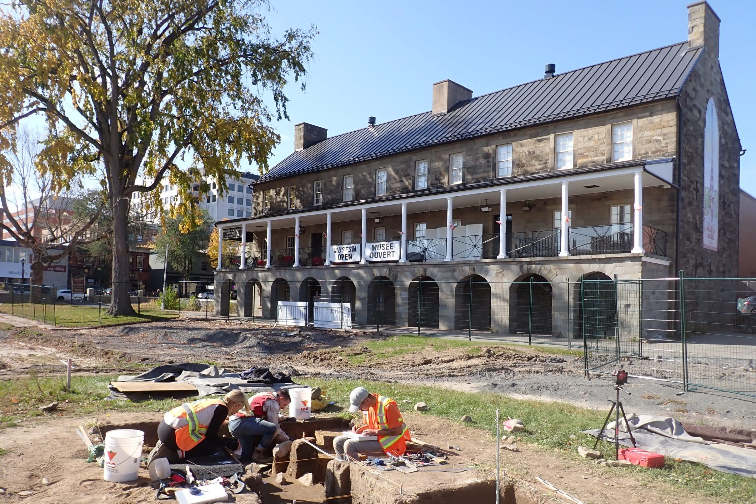 The archaeological excavation of Fredericton’s Officers’ Square